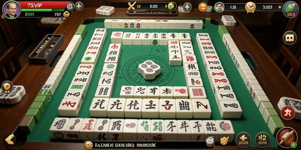Screenshot gameplay 7SVIP yang menarik dengan tantangan Mahjong.