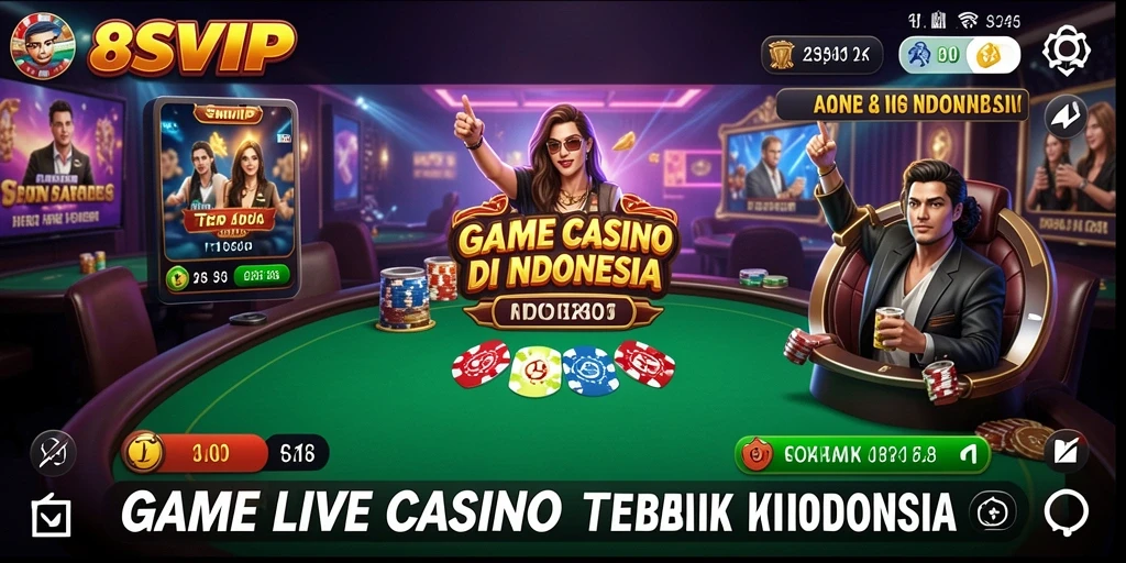 Gameplay seru di 8SVIP dengan dealer langsung profesional.