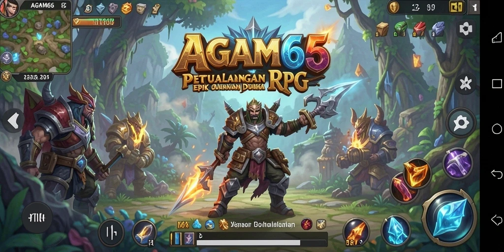 Gameplay seru dengan grafis menakjubkan dalam AGAM66.