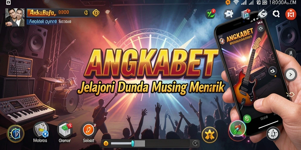 Tampilan gameplay <strong>ANGKABET</strong> yang menarik dengan berbagai pilihan musik.