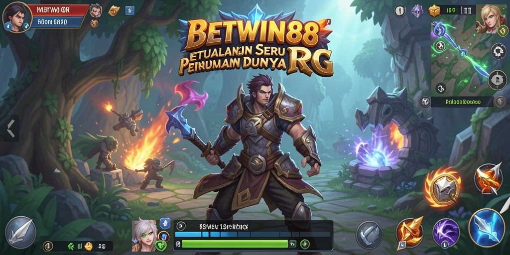 Tampilan gameplay menarik dari BETWIN88 dengan aksi RPG yang intens.