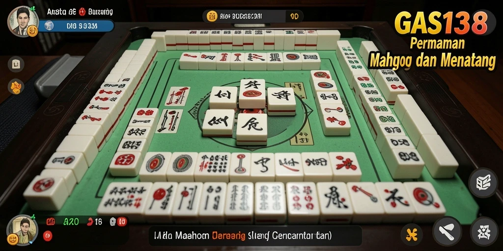 Screenshot utama GAS138 menampilkan gameplay Mahjong yang menarik dan seru.
