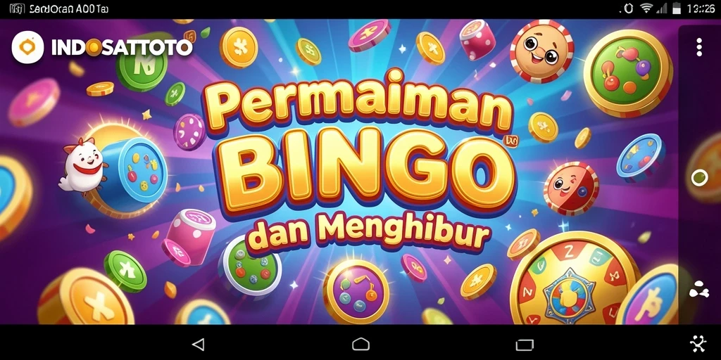 Screenshot utama INDOSATTOTO menampilkan suasana seru permainan Bingo.