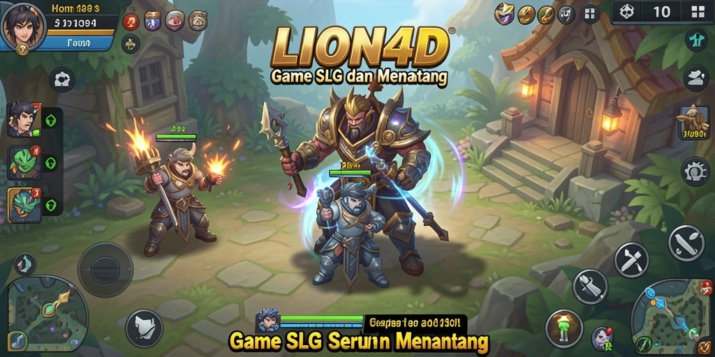 Tampilan gameplay LION4D yang menarik dan penuh strategi.