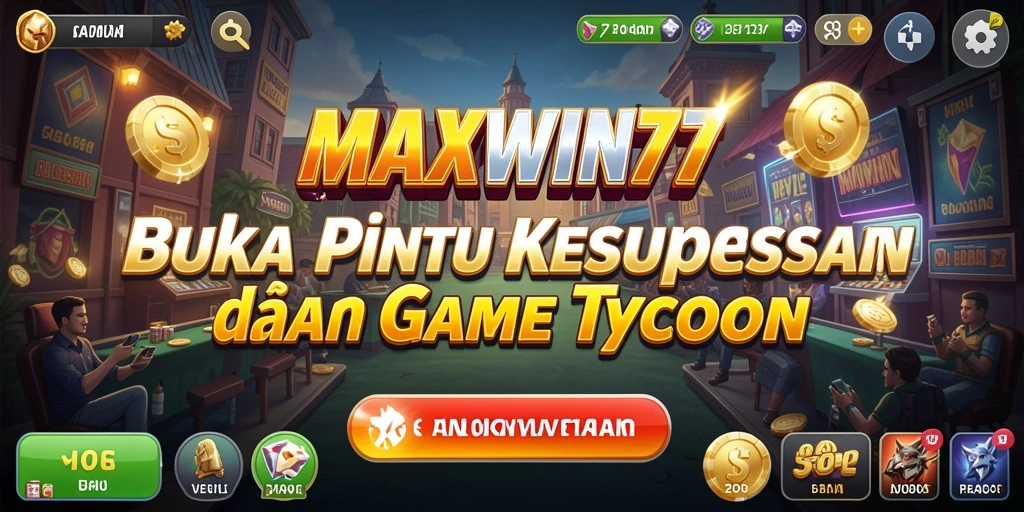 Screenshot gameplay Tycoon yang menarik dan dinamis.