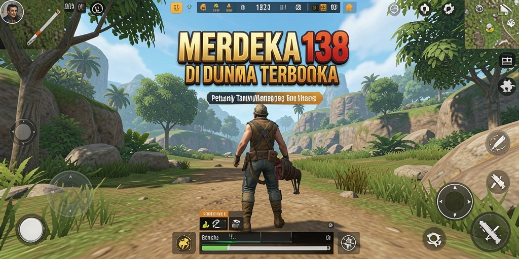 Tampilan menarik dari gameplay Open World MERDEKA138