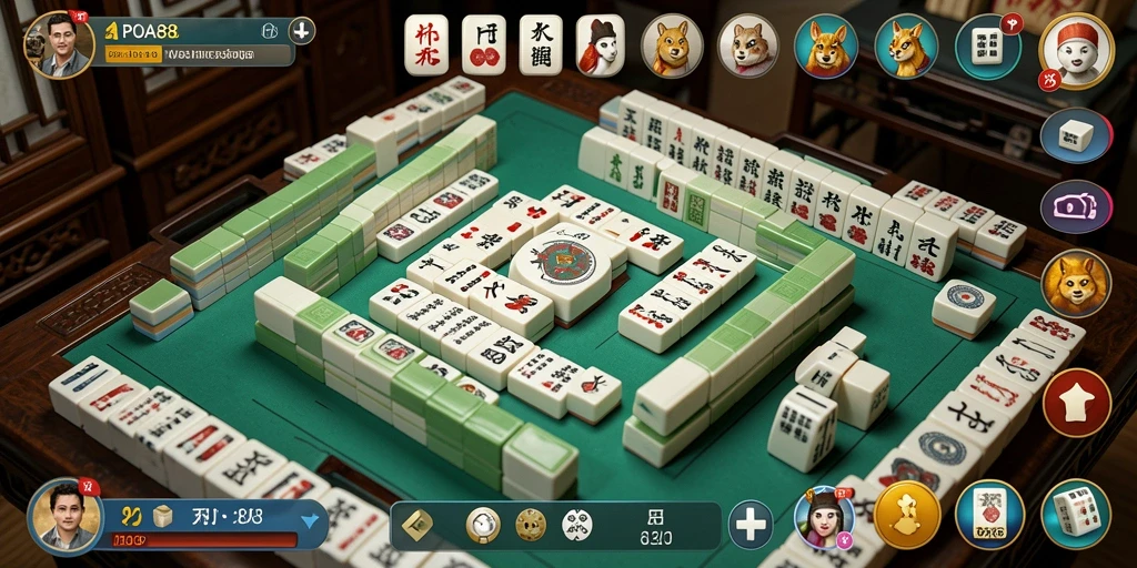 Gameplay menarik dari POA88 dengan grafis Mahjong yang menawan.