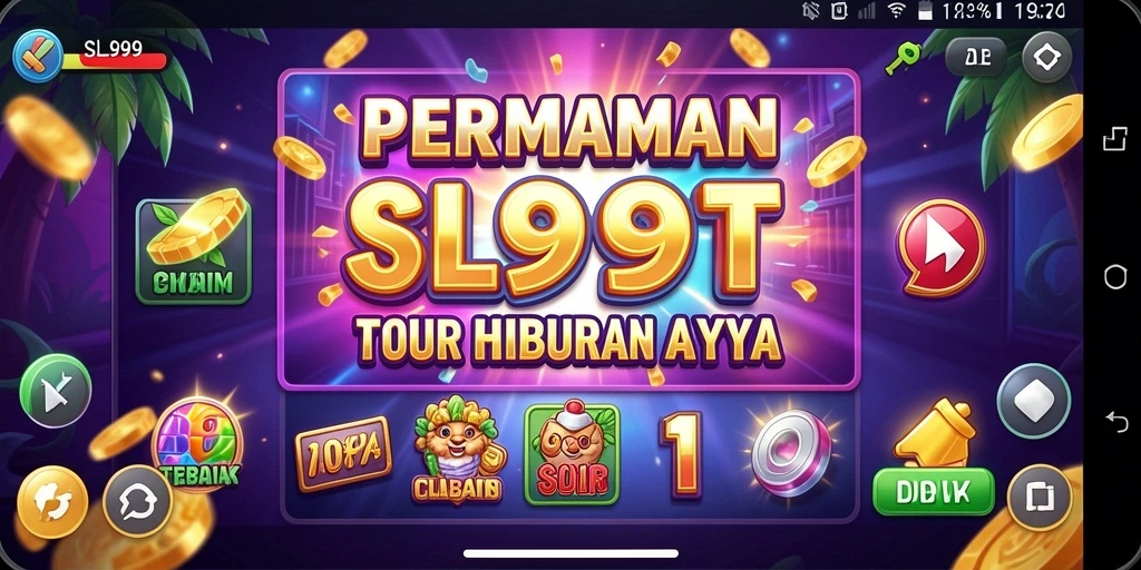 Tampilan gameplay SL999 dengan tema slot yang menarik.