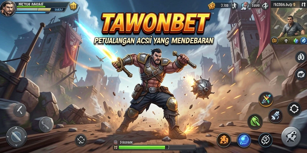 Gameplay TAWONBET yang seru dengan aksi mendebarkan.