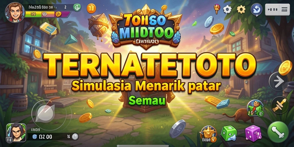 Tampilan gameplay TERNATETOTO yang menarik dan penuh warna.